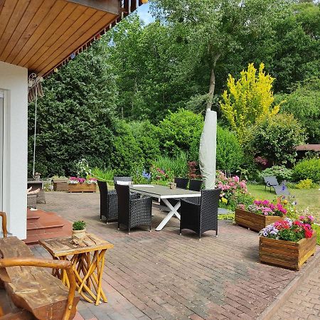 Grosszuegige Ferienwohnung Am Waldesrand Im Seenland Lauta Ngoại thất bức ảnh