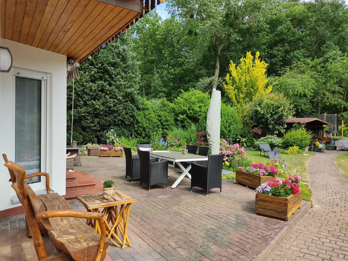 Grosszuegige Ferienwohnung Am Waldesrand Im Seenland Lauta Ngoại thất bức ảnh